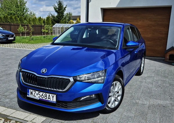 Skoda Scala cena 47500 przebieg: 164000, rok produkcji 2020 z Pasłęk małe 137